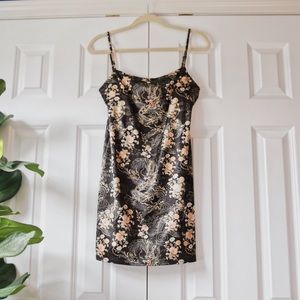Urban Outfitters Dragon Sateen Mini Slip Dress
